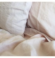 Ensemble de draps et de taies d'oreiller, ensembles de literie, ensembles de couettes, tissu de literie de luxe 100% lin pour couple, taie d'oreiller