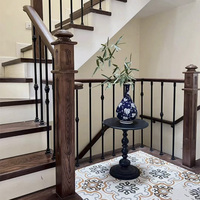 Custom Oak Treppen geländer von Herstellern Riser Handlauf unterschied licher Größe für Hotel anwendungen