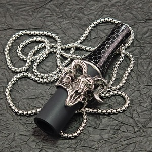 Boquilla de Metal para Hookah con Diseño Único de Serpiente 3D, Puntas Individuales para Shisha, Collar - Product Image 3