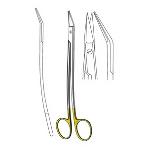 Ciseaux chirurgicaux Dean Gum Scissors 17 cm / 6-3/4 pouces, tranchants, à bord de coupe en forme de S, avec inserts en carbure de tungstène TC GOLD - Product Image 1