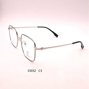 กรอบแว่นตาเมมโมรี่เมทัลรุ่นใหม่ 33032 สไตล์เรโทรพังก์ ขอบเต็ม ป้องกันรังสียูวี ทนทาน เลนส์พีซีโค้งงอได้ 360 องศา ใช้ได้ทั้งชายและหญิง เหมาะกับทุกใบหน้า - Product Image 3