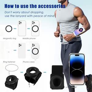 Correa de Muñeca Magnética para Teléfono, Antideslizante, Resistente a Impactos, Ajustable, Soporte para Teléfono de Bicicleta, Brazalete Ligero para Bicicleta de <span class=keywords><strong>Carretera</strong></span> - Product Image 4