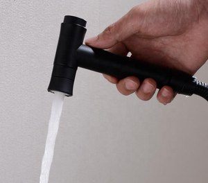 Finition noire Pulvérisateur de Bidet De <span class=keywords><strong>Toilette</strong></span> Ensemble avec Valve Musulman portatif shattaf ensemble - Product Image 5