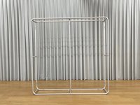 KINGMAGIC Support de toile de fond 3D durable 8x8 pieds avec housse de transport pour salons professionnels et événements