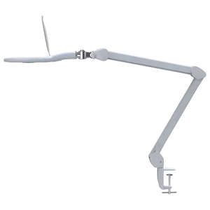โคมไฟขยายแสง LED แบบเย็นพร้อมที่หนีบ 5X 10X พร้อมกระจกปรับแสงได้ โคมไฟตั้งโต๊ะแบบแขนปรับได้ - Product Image 1