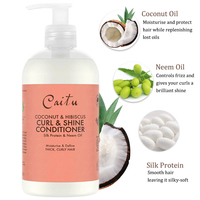 Shampooing et revitalisant à l'huile de noix de coco hydratant antipelliculaire, shampooing à la noix de coco biologique