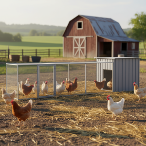 Gabbia per Polli in Acciaio Zincato 157.5x35.8x39.4 Grigia per Attrezzature Zootecniche - Product Image 2