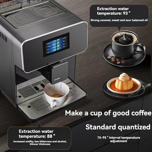 Machine à café intelligente commerciale entièrement automatique A10, grand réservoir, pour le bureau, brassage américain et italien, pour les entreprises d'exportation - Product Image 4