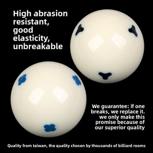 Balle <span class=keywords><strong>de</strong></span> billard <span class=keywords><strong>de</strong></span> snooker <span class=keywords><strong>de</strong></span> 52,5 mm, balle d'entraînement en résine blanche et noire, balle <span class=keywords><strong>de</strong></span> pratique en résine phénolique haute brillance, taille standard - Product Image 6