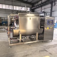 Horizontale roerwok, vulmixer voor hoge viscositeit, vacuümconcentratie-friteuse, bakkerij-versnellingsbak van 304 roestvrij staal