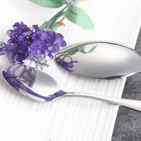 Ensemble de couverts classiques en acier inoxydable 304 poli miroir, couteau, fourchette, cuillère à long manche, ustensiles de table pour la maison et l'hôtel, vente en gros