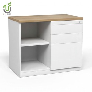 Iultra โต๊ะคอมพิวเตอร์ที่ทันสมัยพร้อมตู้เก็บเอกสารเคลื่อนย้ายได้ส่งคืนตู้เฟอร์นิเจอร์สำนักงานที่สมบูรณ์เวิร์กสเตชันที่ทำจากการจัดเก็บ MDF - Product Image 4