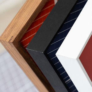 <span class=keywords><strong>Cadre</strong></span> <span class=keywords><strong>photo</strong></span> rectangulaire noir Ludaye, personnalisé, fait main, moderne, en métal et bois, simple, pour raquette <span class=keywords><strong>de</strong></span> tennis - Écologique et durable - Product Image 6