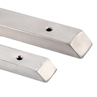{Vente directe d'usine} Étagère de support triangulaire en acier inoxydable et marbre épaissi, support de planche en bois, étagère de bibliothèque