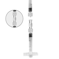 Connecteur médical stérile en plastique, connecteur de seringue Luer, adaptateur Luer Lock, connecteur à filetage Luer