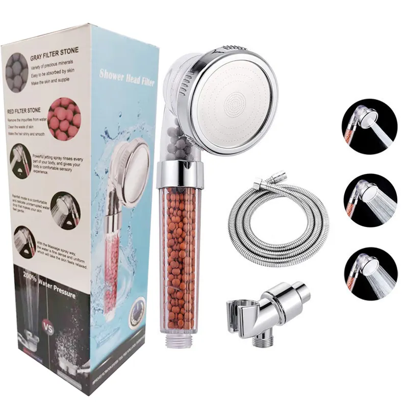 ionic shower head shower filter bathroom shower set