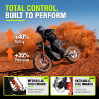 Moto électrique tout-terrain silencieuse 2000W pour la chasse, stock entrepôt USA