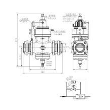 Vanne combinée de régulation de pression différentielle électromagnétique réglable Zhejiang Liyongda pour vannes de réduction de pression - Product Image 4