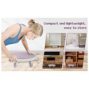 Sức mạnh đào tạo cốt lõi tập thể dục 360 ° im lặng Thiết bị tập luyện con lăn bánh xe - Product Image 5