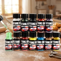 Colorant Alimentaire Liquide Scintillant HALAL, Colorant Alimentaire Métallique, Peinture Colorante Scintillante pour Halloween, Glaçage, Fondant, Boissons