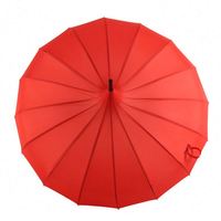 Parapluie pagode japonais Lolita personnalisé de 23 pouces en tissu pongé à 16 baleines, avec longue poignée en plastique en forme de J, impression publicitaire de logo personnalisé, manuel d'utilisation