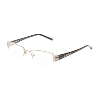 Montura de Gafas Ópticas para Hombre, Estilo Ejecutivo, Media Montura, Cuadrada, Metálica, Personalizable, Venta al Por Mayor, JNLOO WS021N, Envío Rápido