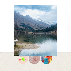 Kit de <span class=keywords><strong>peinture</strong></span> au diamant DIY Evershine 3D rond, broderie complète, art de la broderie - Product Image 1