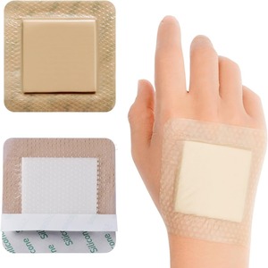 Pansements anti-escarres transfrontaliers les plus vendus, pansements en mousse de polyuréthane et gel de silicone, pansements stériles pour le soulagement des escarres - Product Image 5