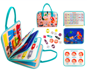 Mercados en línea chinos, juguetes educativos Montessori, diseño de patrón de sirena, tablero ocupado para niñas y niños - Product Image 2