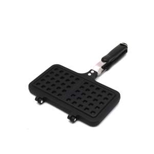 Sartén de restaurante de bajo precio, sartén de gofres de fundición cuadrada de doble cara para uso doméstico - Product Image 2