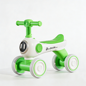 <span class=keywords><strong>Triciclo</strong></span> de Plástico para Niños, Amarillo, con Diseño de Pato, 4 Ruedas, Música y Luces, Juguete de Empuje para Niños de 2 a 7 Años, Unisex, Niños y Niñas - Product Image 6