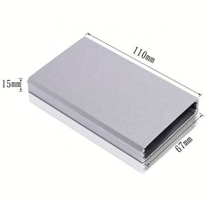 Aluminum Extruded Enclosure Wall Mounted Electrical Case Split Body Sandblasting Extrusion PCB Project <b>Box</b> IP54 Protection <b>Metal</b> - Product Image 3