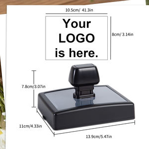 多色DIY闪光邮票牛皮纸袋奶茶纸箱办公室用橡胶预墨烘焙标志印章 - Product Image 5