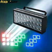 Luz Estroboscópica LED Multifunción de 400W para Discoteca, 30 LED Blancos de 10W, Efecto de Matriz de Haz de Luz, 600 LED RGB, Iluminación para Fiestas, DJ Móvil y Escenarios