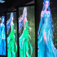 Panneau d'écran LED transparent RGX pour vitrine de magasin, signalisation numérique et promotion de marque