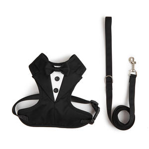 Tanpopo, venta al por mayor, traje de esmoquin, arnés para perro, conjunto de correa, chaleco de lujo duradero personalizado para mascotas, accesorios, azul, vino, rojo, diseño elegante - Product Image 6