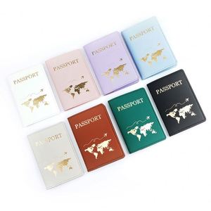 Funda de Cuero PU para Tarjetas, Porta Pasaportes de Viaje, Organizador de Documentos para la Familia - Product Image 2