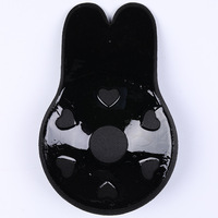 Couleur de peau noire lavable résistant à la sueur lapin confortable Silicone mamelon couverture poitrine coussin Gel de silice autocollant femmes Boob levage