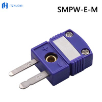 Connecteur de thermocouple à broche plate de type E SMPW/HMPW-E Mâle/Femelle avec fil de compensation, mini-prise et prise OEM ODM