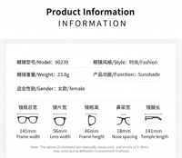 Lunettes de soleil en métal, lunettes de soleil de créateurs, marques célèbres avec boîte, lunettes de soleil sans monture pour femmes
