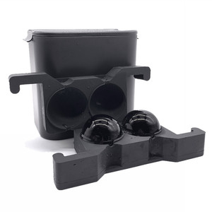 BHD vente en gros 4 boules de machine à glaçons en Silicone transparent cristal 2.36 pouces presse à boules de glace de qualité alimentaire - Product Image 4