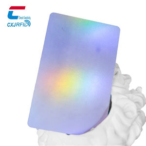 Carte holographique NFC personnalisée de haute qualité carte vierge imprimable carte PVC réinscriptible au Laser RFID - Product Image 6