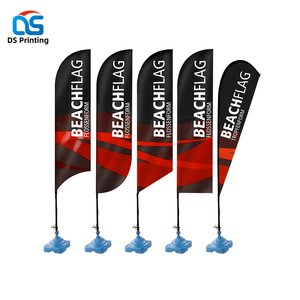 Nhà Máy bán hàng biểu tượng tùy chỉnh biểu ngữ ngoài trời bãi biển Cờ 6M biểu ngữ bãi biển cờ với đôi bên in ấn - Product Image 5