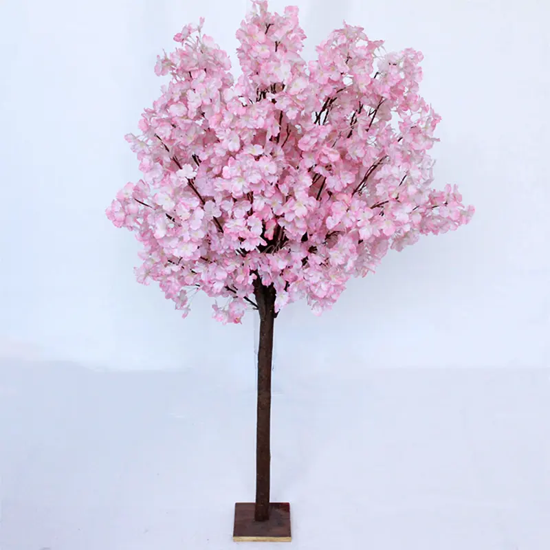 Chất Lượng Tốt Nhân Tạo Vải Lụa Blossom Cây Trong Bóng Hình Dạng