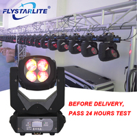 Éclairage de tête mobile LED Super Beam 4x25W RGBW pour mariage, concert, théâtre, scène et utilisation hôtelière