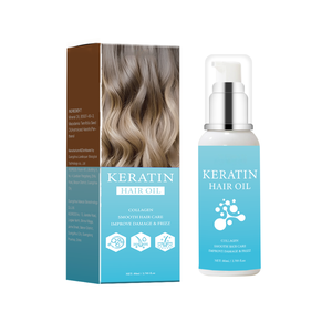 Sérum capillaire nourrissant à la kératine naturelle, anti-chute, sans silicone, 30 ml, adapté aux cheveux clairsemés - Product Image 1