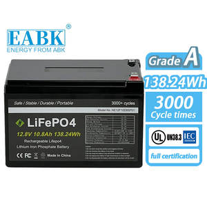 Солнечное освещение, аварийное освещение, система безопасности, портативная мощность 12,8 В 10.8Ah Lifepo4 батарея 3000 + циклы длительного срока службы 18650 батареи - Product Image 3