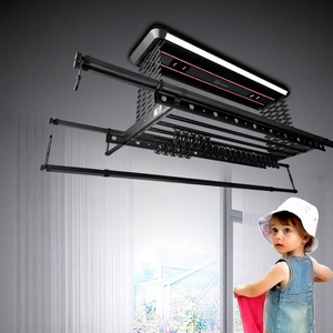 Smart Houseware Automatic Hanger 6 Blowers 10M/S Super Wind Power Clothes Laundry Dryer 6609+Full Function Drying <b>Racks</b> 6609+Ful - Product Image 1