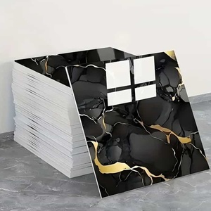 Pannello Murale per Cucina e Doccia in PVC Impermeabile, Ecologico, Fonoassorbente, Moderno Adesivo Murale Effetto Marmo per Bagno e Soggiorno - Product Image 1