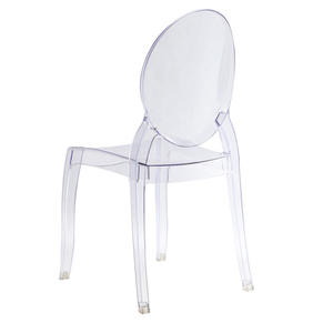 Chaises transparentes à garantie de 5 ans, chaises en cristal, chaises fantômes, chaises de salle à manger sans accoudoirs, chaises <span class=keywords><strong>Victoria</strong></span> Louis - Product Image 2